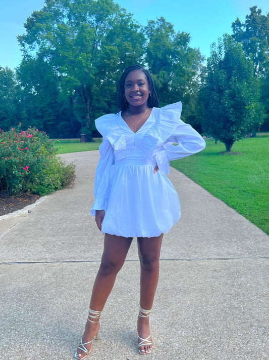 Pretty In White Dress